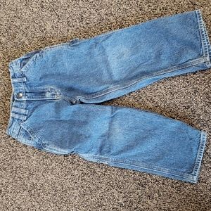 2 items: Osh Gosh with adjustable waist and Cat and Jack blue jeans size 4t